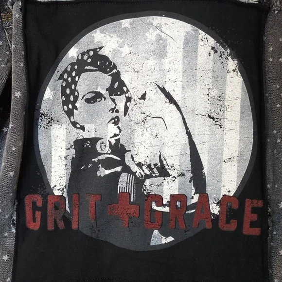 Grit And Grace Feminist Jacket - Picture 2 of 4